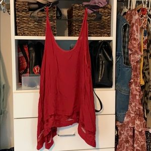 Free People intimately red tank top